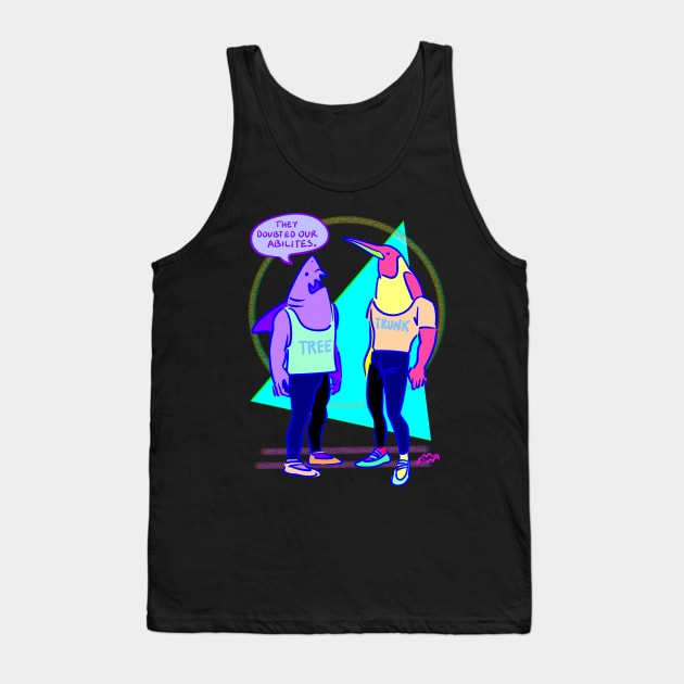 We Are Both Tree Tank Top by rapidpunches